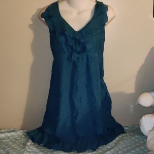 Rachel & Chloe Teal Dress Lace Back